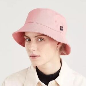 levi’s pink canvas bucket hat one size small medium large